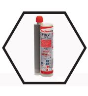 Fischer Chemical Anchors – FIS V Plus Injection Resin for High Load Threaded Rods and Rebar – Polyester/Vinyl Ester Mortar, 300/390ml Cartridges, Fire Rated, ETA Certified for Concrete and Masonry Anchoring